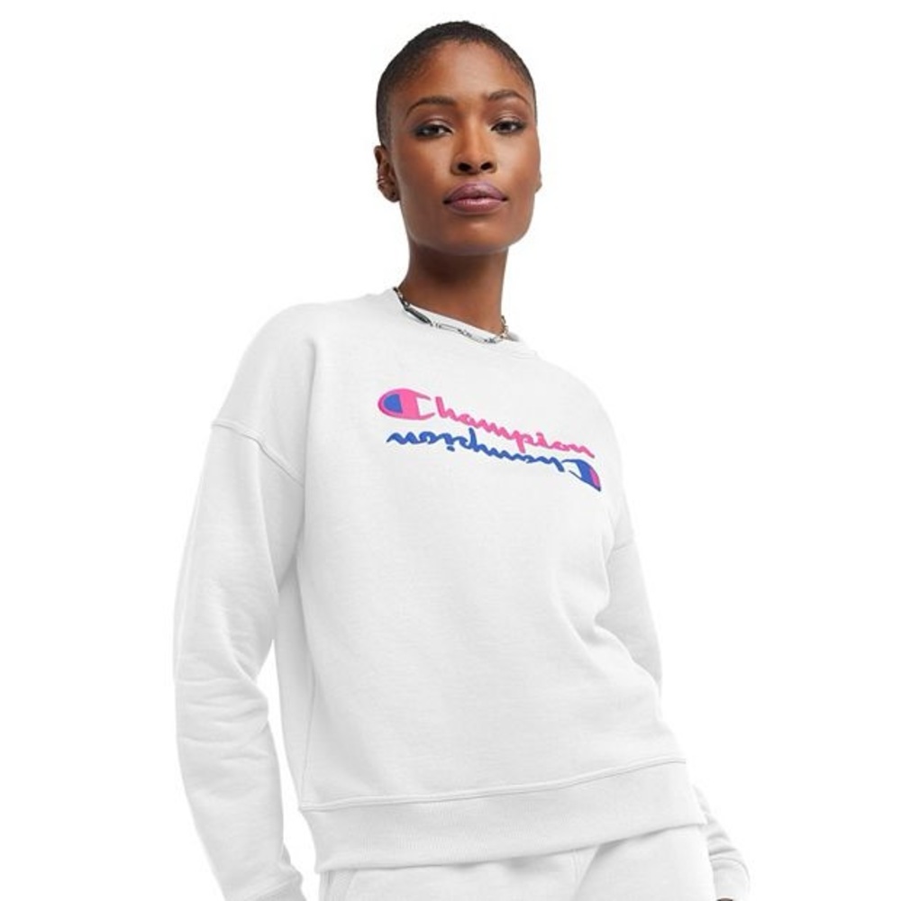 Champion Powerblend Graphic Crewneck Sweatshirt